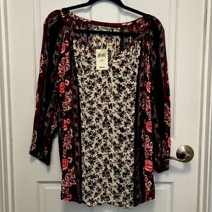NWT Peasant blouse by Lucky Brand